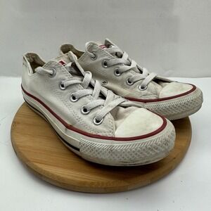 Converse Chuck Taylor All Star Sneakers Unisex M4/W6 White Textile Upper M7652